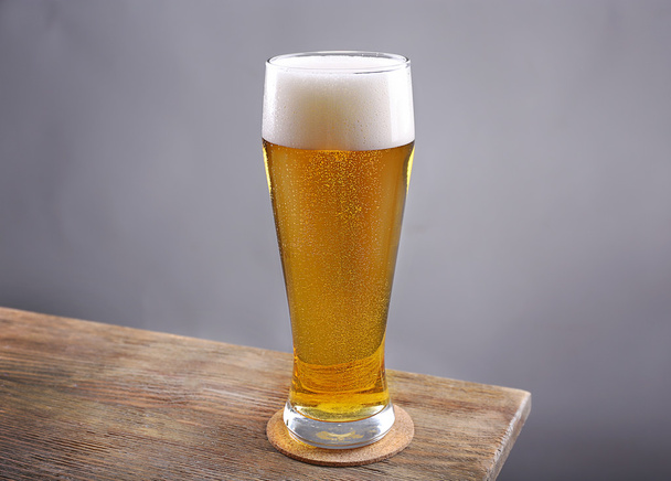 Glass of light beer  - Photo, Image