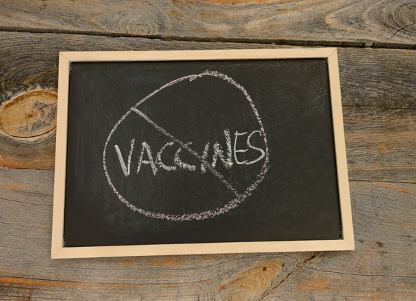 Concept anti-vax ou contre les vaccinations
  - Photo, image