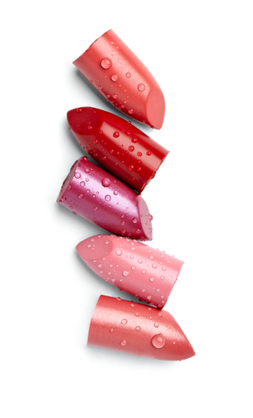 Lipstick make up beauty stack - Photo, Image