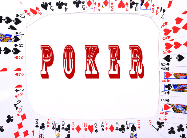 Poker z kartami francuski - Zdjęcie, obraz