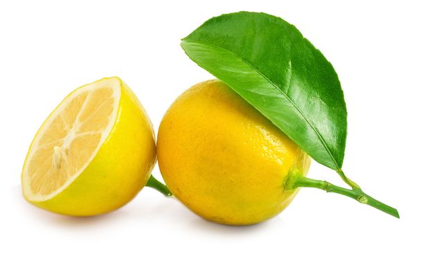 limón fresco aislado en blanco - Foto, Imagen