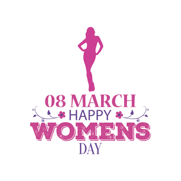 Happy women's day - Vector, Imagen