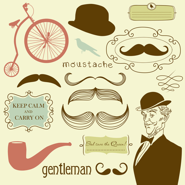A Gentlemen's Club - Vektor, Bild