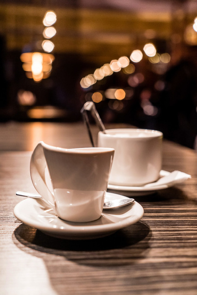 cup of coffee in cafe - Фото, зображення