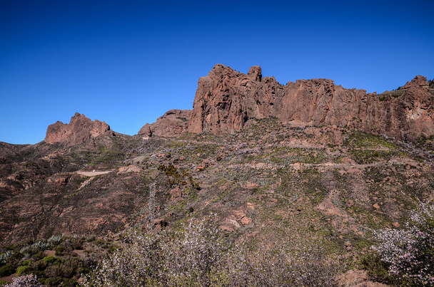 Vulkangestein Basaltische Formation auf Gran Canaria - Foto, Bild