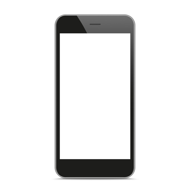 Black Smartphone Mockup - Vektor, kép