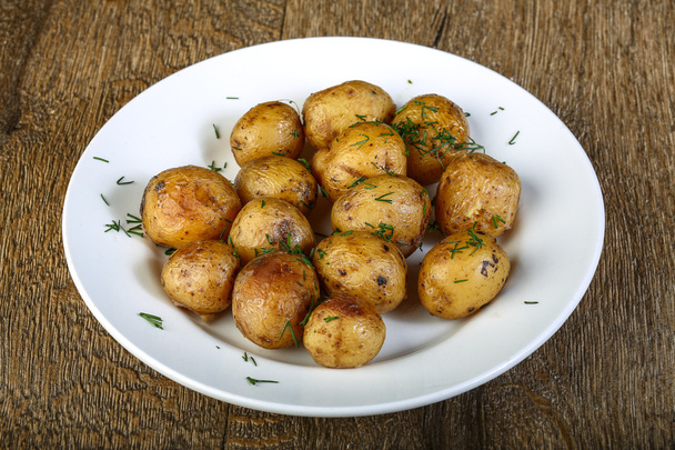 Домашняя запечённая картошка
 - Фото, изображение