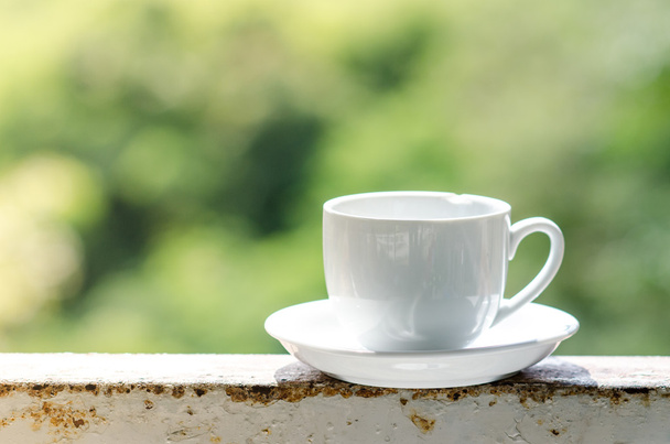 valkoinen kahvikuppi - Valokuva, kuva