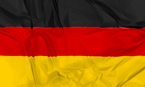 vlag van Duitsland zwaaien  - Foto, afbeelding