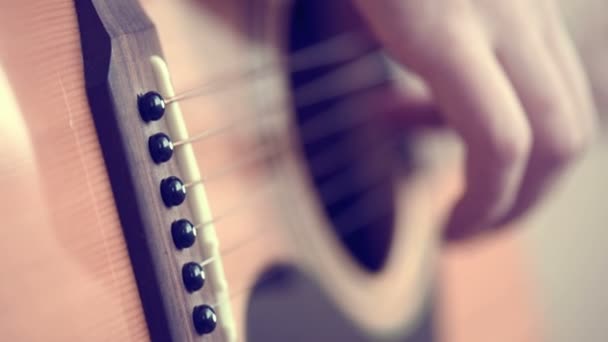 Closeup kytara hrát - Záběry, video