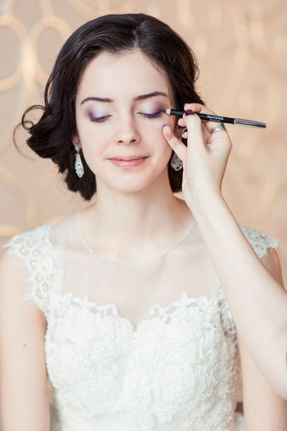 Maquiagem de casamento da noiva
 - Foto, Imagem
