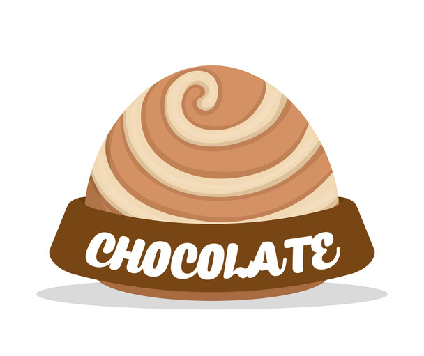 Chocolate icon design - Vector, Image