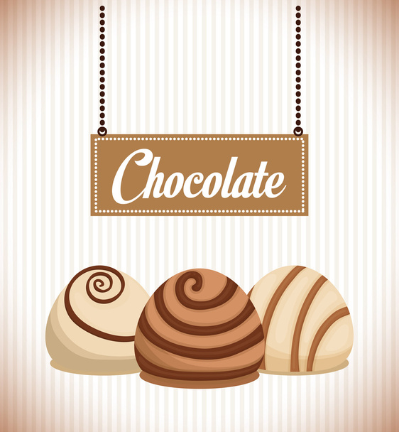 Chocolate icon design - Vector, Image