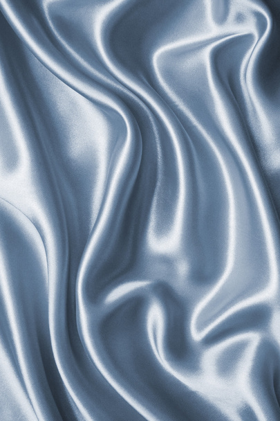 Smooth elegant grey silk or satin texture as background - Foto, Bild