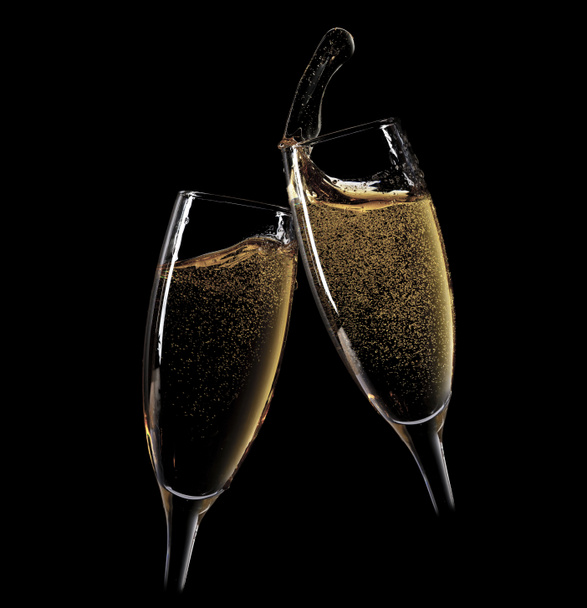 Dvě sklenice šampaňského - Fotografie, Obrázek