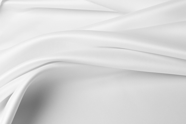 Seda blanca ondulada
 - Foto, imagen