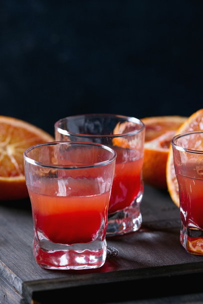 Cocktail with Blood oranges - Valokuva, kuva