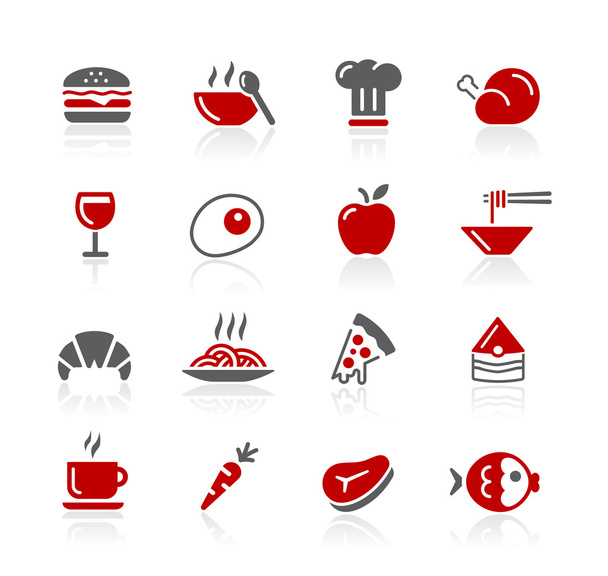 Food Icons / Set 1 of 2 // Redico Series - Wektor, obraz