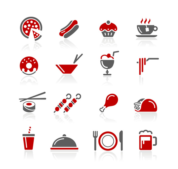 Food Icons / Set 2 of 2 // Redico Series - Vector, Image