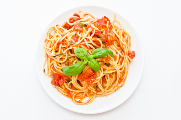 Pasta con tomate
 - Foto, Imagen