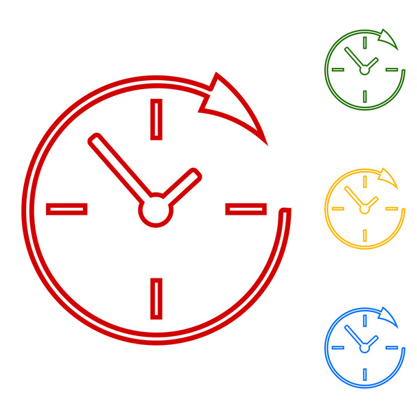 Service and support for customers around the clock - Vector, Image