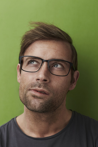 Man wearing glasses and t-shirt - Φωτογραφία, εικόνα