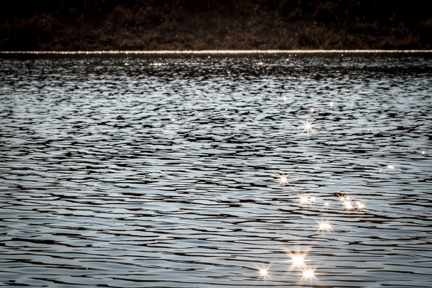 éblouissement du soleil sur l'eau - Photo, image