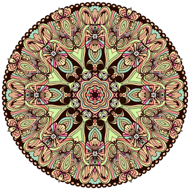 Circle lace ornament - Vetor, Imagem