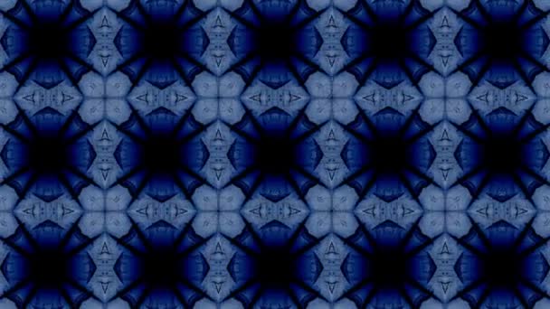 Mosaik fraktale geometrische Kaleidoskopie - Filmmaterial, Video