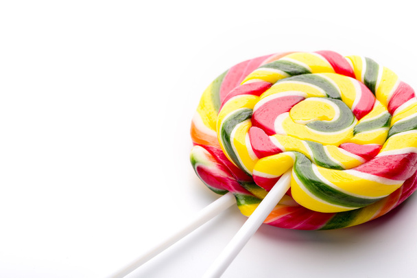 Piruletas dulces coloridas
 - Foto, Imagen