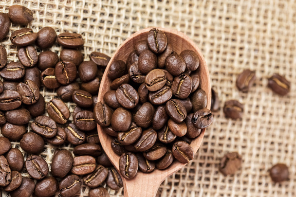 whole coffee beans - Фото, изображение