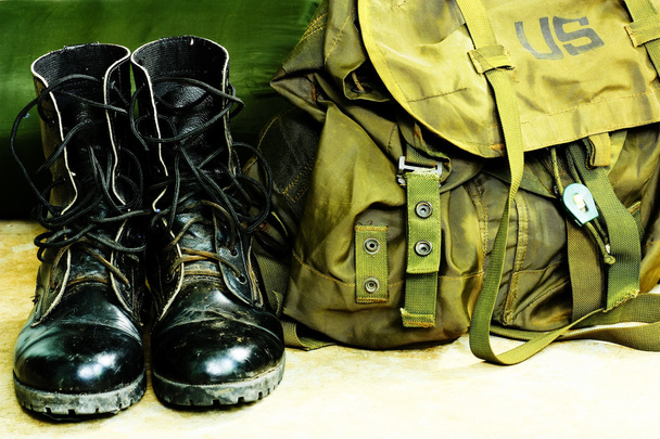 Army bag soldier - Photo, Image