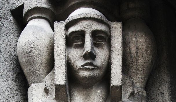 Gesicht der Göttin Hera (lateinisch: Juno)) - Foto, Bild