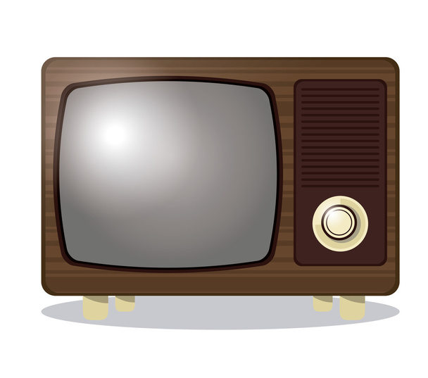 Retro TV design, Illustrazione vettoriale
 - Vettoriali, immagini