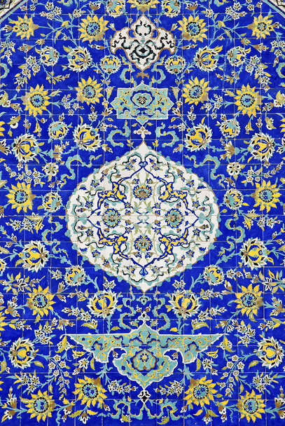 Ceramic painted art tiles esfahan iran - Photo, Image
