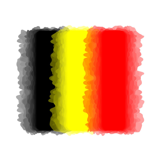abstrakte belgische Flagge - Vektor, Bild