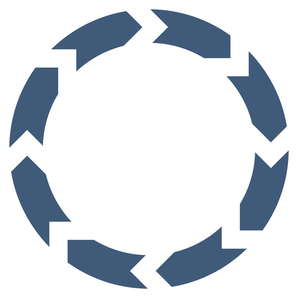 Circulation Flat Vector Icon - Διάνυσμα, εικόνα