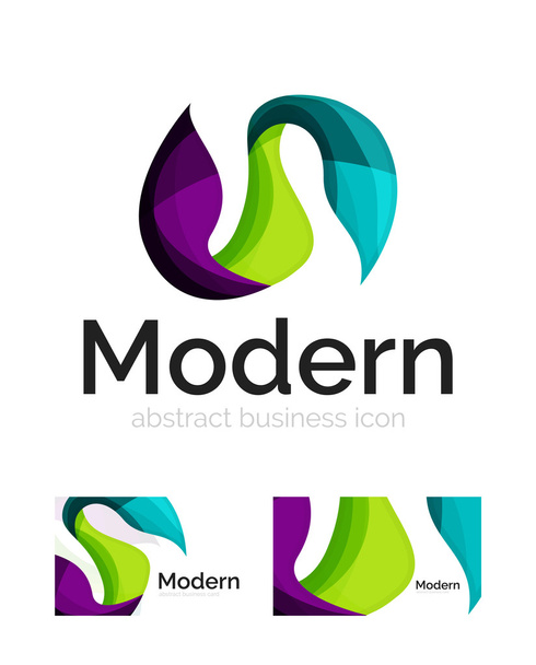 Διάνυσμα αφηρημένη κορδέλα λογότυπο με ταυτότητα σχεδιασμός επαγγελματικής κάρτας - Διάνυσμα, εικόνα