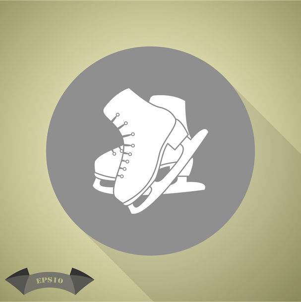 Figura patines deporte icono
 - Vector, imagen