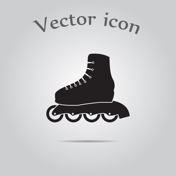 Roller skate sport icon - Vector, Image