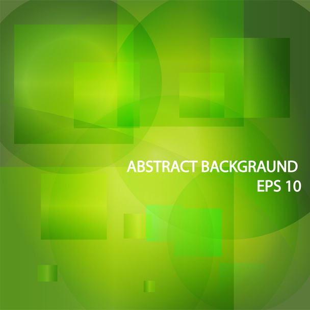 Green abstract light background. Vector illustration - Vektör, Görsel