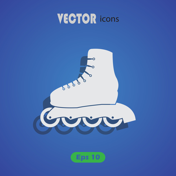Patín icono deporte
 - Vector, Imagen