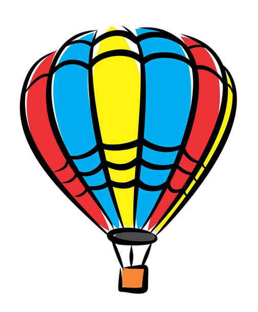 Σκίτσο του χρώμα μπαλόνι. - Φωτογραφία, εικόνα