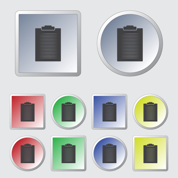 Folder tablet vector icon for web and mobile - ベクター画像