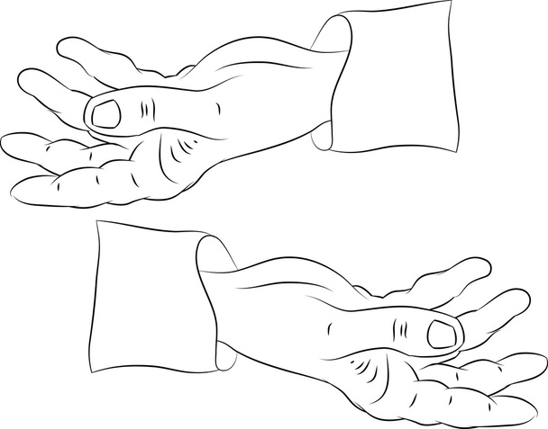 Καρτούν εικονογράφηση τα χέρια που - Φωτογραφία, εικόνα