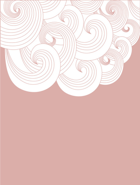 spirale różowy streszczenie tło - Wektor, obraz