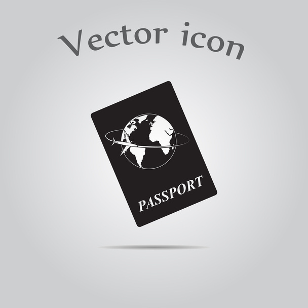 パスポート ベクトル アイコン - ベクター画像