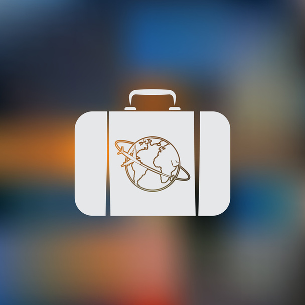 Reisetaschensymbol - Vektor, Bild