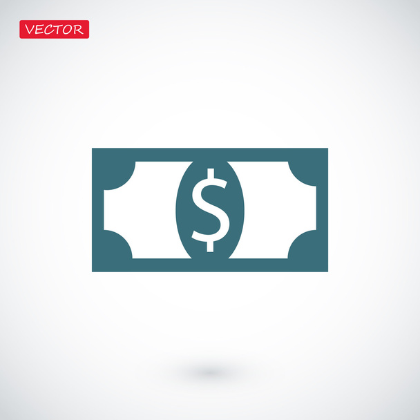 money cash icon - Vektor, Bild