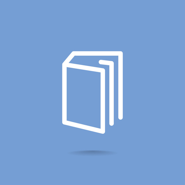book button icon - Vector, Image
